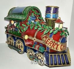 Grandeur Noel 2002 Collector's Edition Santa Express Train Tin Locomotive Engine