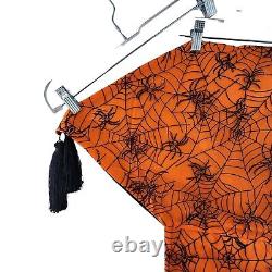 Grandin Road Bewitching Halloween Mantel Pennant Scarf Bells 74 RETIRED