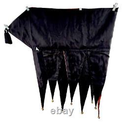 Grandin Road Bewitching Halloween Mantel Pennant Scarf Bells 74 RETIRED