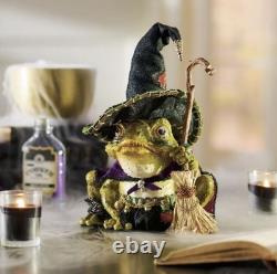 Grandin Road Katherine's Collection Witch Frog Tabletop Halloween Decor 9