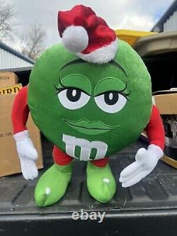 Green as Elf M&M Holiday Christmas Porch Greeter 2 Feet Tall Rare