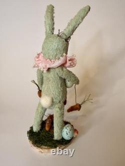 Grimitives Kaf Foley Grimm Blue EASTER BUNNY RABBIT Cape Cod Folk Art