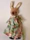 Grimitives Kaf Foley Grimm Pink Easter Bunny Rabbit Cape Cod Folk Art