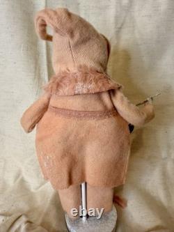 Grimitives Kaf Foley Grimm Pink Santa Art Doll Cape Cod Folk Art Christmas 11.5