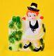 Happy St Patricks Day! Cute 1950s Irish Girl Figurine Planter Relpo Napco