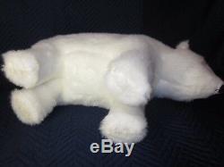 HEN HOUSE Joyce Ditz Designs White Polar Bear Footrest VINTAGE EXCELLENT