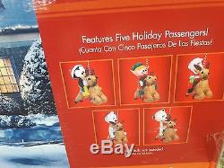 HOLIDAY HOME ACCENT S ANIMATED INFLATABLE CHRISTMAS CAROUSEL 7ft (NEW Other!)