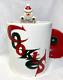Holt Howard Christmas Pop-up-santa Cookie Jar Mcm Vtg 1950's Painted Ceramic