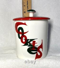 HOLT HOWARD CHRISTMAS POP-UP-SANTA COOKIE JAR MCM VTG 1950's PAINTED CERAMIC