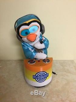 HTF Gemmy P-gwin The DJ Penguin Disc Jockey Mp3 Music Lights