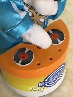 HTF Gemmy P-gwin The DJ Penguin Disc Jockey Mp3 Music Lights