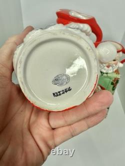 HTF Vintage MCM Napco Winking Santa Pitcher Set With4 Cups New In Box HTF Vintage MCM Napco Winking Santa Pitcher Set With4 Cups New In Box