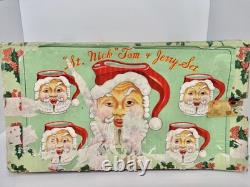 HTF Vintage MCM Napco Winking Santa Pitcher Set With4 Cups New In Box HTF Vintage MCM Napco Winking Santa Pitcher Set With4 Cups New In Box