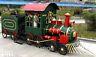 Huge Iron Christmas Train With Cart Commercial Christmas Decoration