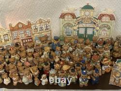 HUGE Lot of 85+ Cherished Teddies Enesco Figurines with Backdrops, Pins, Etc-AS IS HUGE Lot of 85+ Cherished Teddies Enesco Figurines with Backdrops, Pins, Etc-AS IS