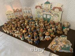 HUGE Lot of 85+ Cherished Teddies Enesco Figurines with Backdrops, Pins, Etc-AS IS HUGE Lot of 85+ Cherished Teddies Enesco Figurines with Backdrops, Pins, Etc-AS IS