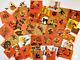 Huge Vintage Halloween Napkin Lot 44 Instant Collection 30s-90s+ Black Cat Witch