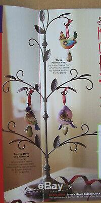 HaLLMaRK 2013 Ornament Tree Stand Display 12 Days of Christmas NIB