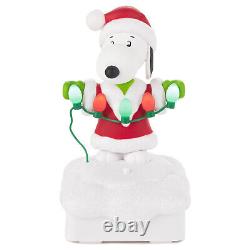 Hallmark 2015 Wireless Peanuts Gang Christmas Light Show Charlie Snoopy Lucy New