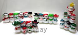 Hallmark Christmas Concert Snowmen 4 Piece Set 21 Music & Light Show 17 1/4 T