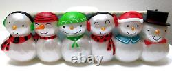 Hallmark Christmas Concert Snowmen 4 Piece Set 21 Music & Light Show 17 1/4 T