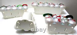 Hallmark Christmas Concert Snowmen 4 Piece Set 21 Music & Light Show 17 1/4 T