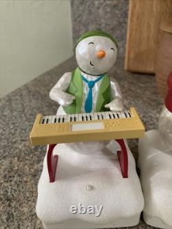 Hallmark Christmas Snowman band set of 5 working has Tony Hallmark Christmas Snowman band set of 5 working has Tony