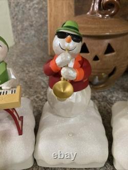Hallmark Christmas Snowman band set of 5 working has Tony Hallmark Christmas Snowman band set of 5 working has Tony