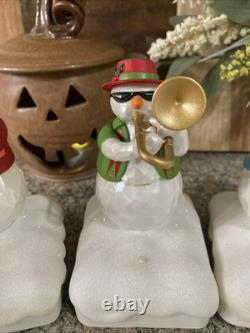 Hallmark Christmas Snowman band set of 5 working has Tony Hallmark Christmas Snowman band set of 5 working has Tony