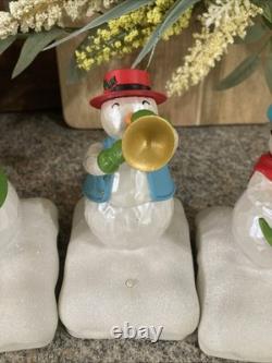 Hallmark Christmas Snowman band set of 5 working has Tony Hallmark Christmas Snowman band set of 5 working has Tony