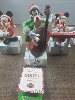 Hallmark Disney Goofy Wireless Band complete Set Tested And Working Clean