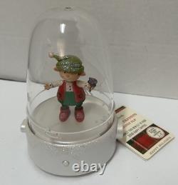 Hallmark Happy Tappers 2008 Elf With Paint Brush Working withOriginal Tags