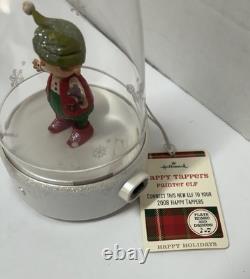 Hallmark Happy Tappers 2008 Elf With Paint Brush Working withOriginal Tags