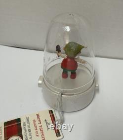 Hallmark Happy Tappers 2008 Elf With Paint Brush Working withOriginal Tags