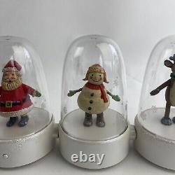 Hallmark Happy Tappers 2008 Lot Set Of 4 Tested And Working Elf Santa VIDEO