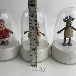 Hallmark Happy Tappers 2008 Lot Set Of 4 Tested And Working Elf Santa VIDEO