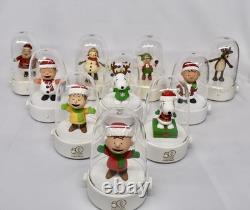 Hallmark Happy Tappers Peanuts 50 Years Charlie Brown Christmas set of 10