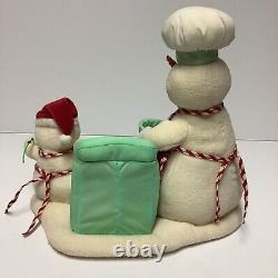 Hallmark Jingle Pals Musical Snow Chefs Snowman Canada Exclusive 2008 READ AS IS