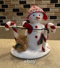 Hallmark Singing Snowman Stockings Hung Care 2017 Musical Rare Brand New