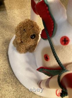 Hallmark Singing Snowman Stockings Hung Care 2017 Musical Rare Brand New