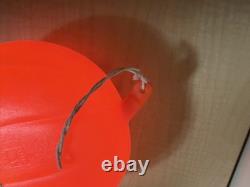 Halloween 1980s Trick Treat Hanging Lighted Blowmold Pumpkin JOL Empire Plastics