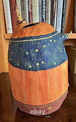 Halloween Big Guy Pumpkin Lantern Virginia Betourne