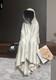Halloween Ghost Shelf Sitter Grim Reaper Phantom Seated 22 X 9 White Hood