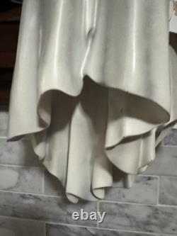 Halloween Ghost Shelf Sitter Grim Reaper Phantom Seated 22 x 9 White Hood