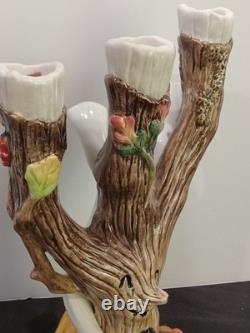 Halloween Harvest Fitz & Floyd Classics centerpiece 12 tall 1988 candle holder