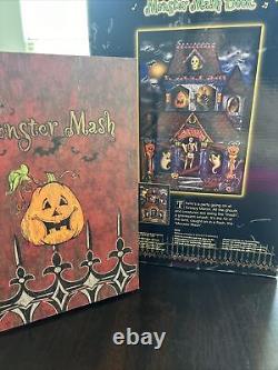 Halloween Monster Mash Book Blue Ridge Musical Lighted Animated Haunted Rare HTF