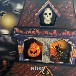 Halloween Monster Mash Book Blue Ridge Musical Lighted Animated Haunted Rare HTF