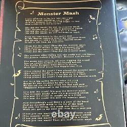 Halloween Monster Mash Book Blue Ridge Musical Lighted Animated Haunted Rare HTF