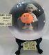 Halloween Mummy Globe Movable Music Holding Pumpkin Head Blow Mold Vintage Read