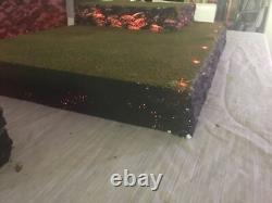 Halloween village display platform 4 feet W Led Lights Dept 56 Lemax Spooky Town Halloween village display platform 4 feet W Led Lights Dept 56 Lemax Spooky Town